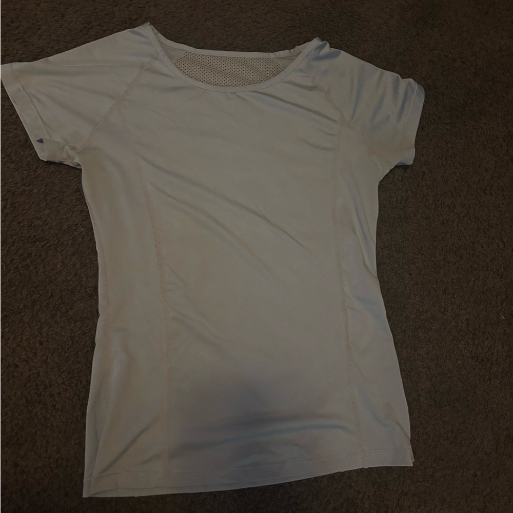 Women's White Short Sleeve Top